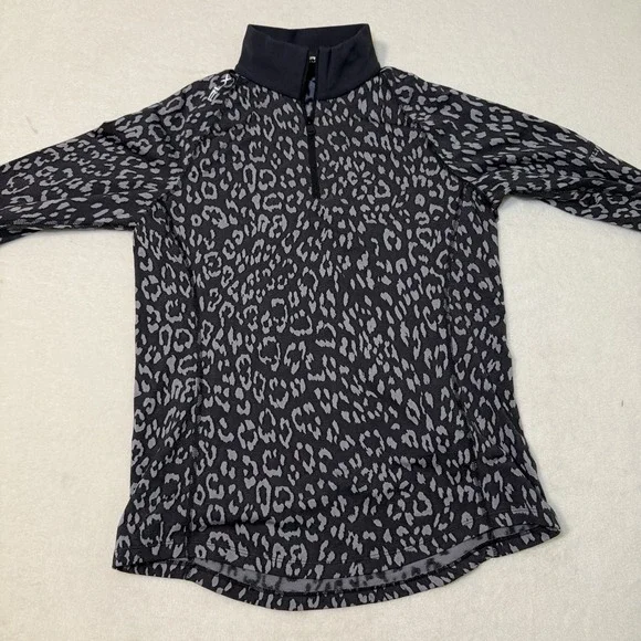 RLX Ralph Lauren 1/4 Zip Pullover Women's Small Leopard Pelican Hill Golf - Picture 3 of 14